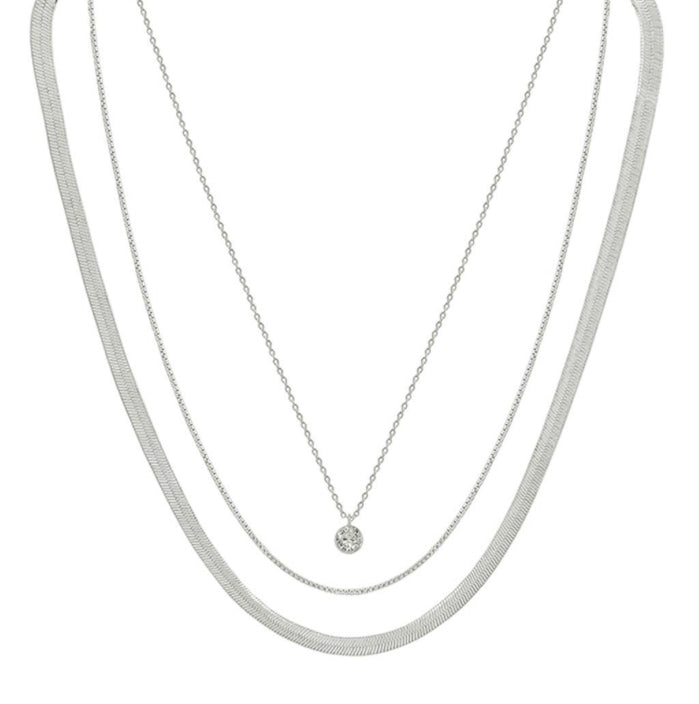 Multi-Layer Gem Necklace