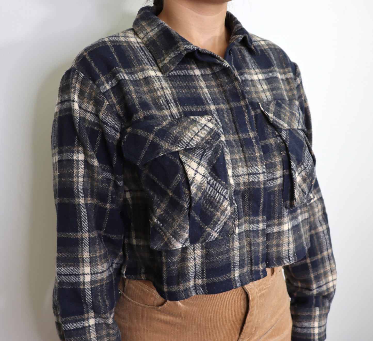 Cropped Everyday Flannel Top