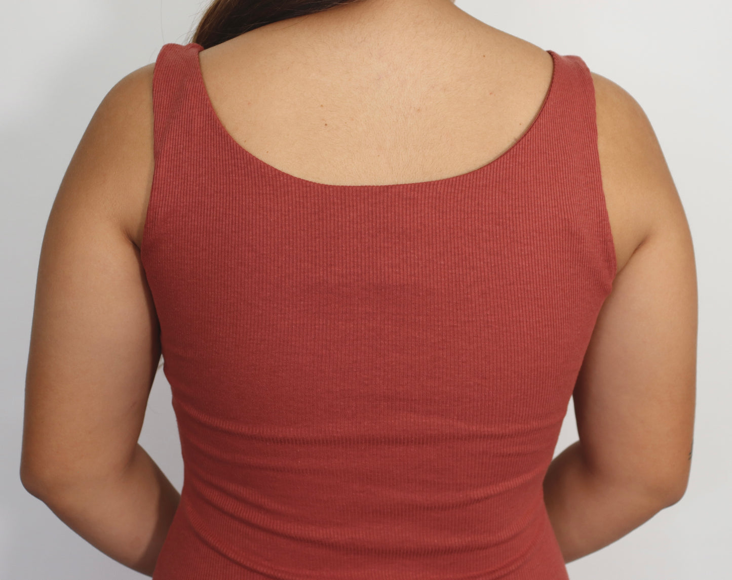 Square-Neck Double Layered Midi Dress