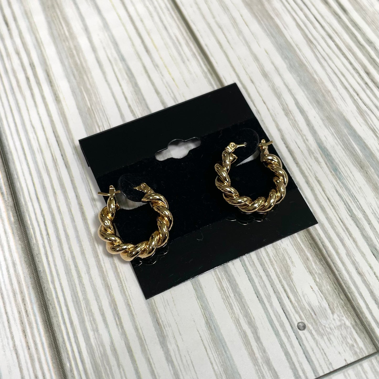 Twist Hoop Earrings