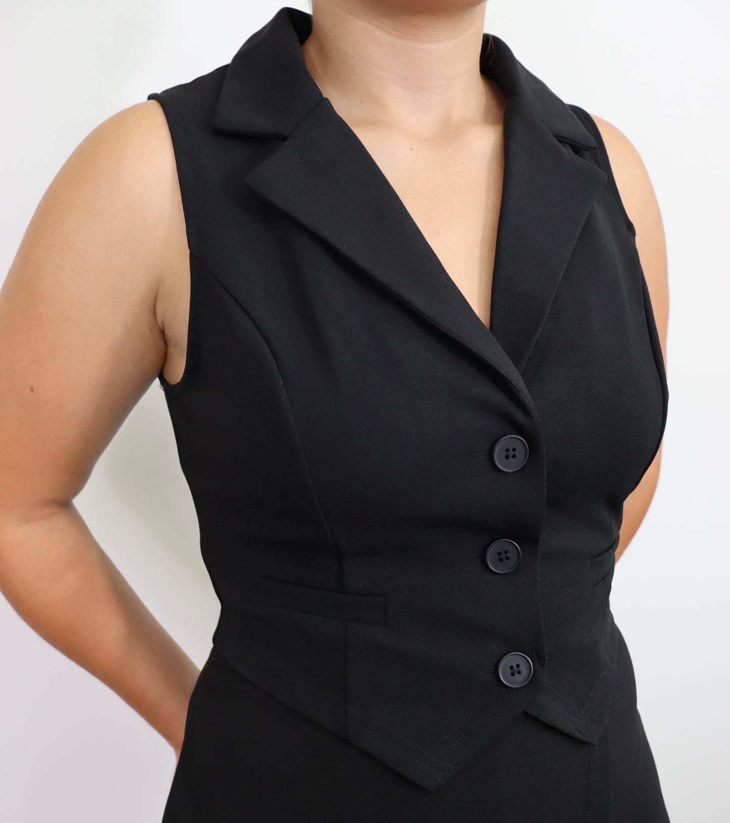 Contemporary Button Down Vest