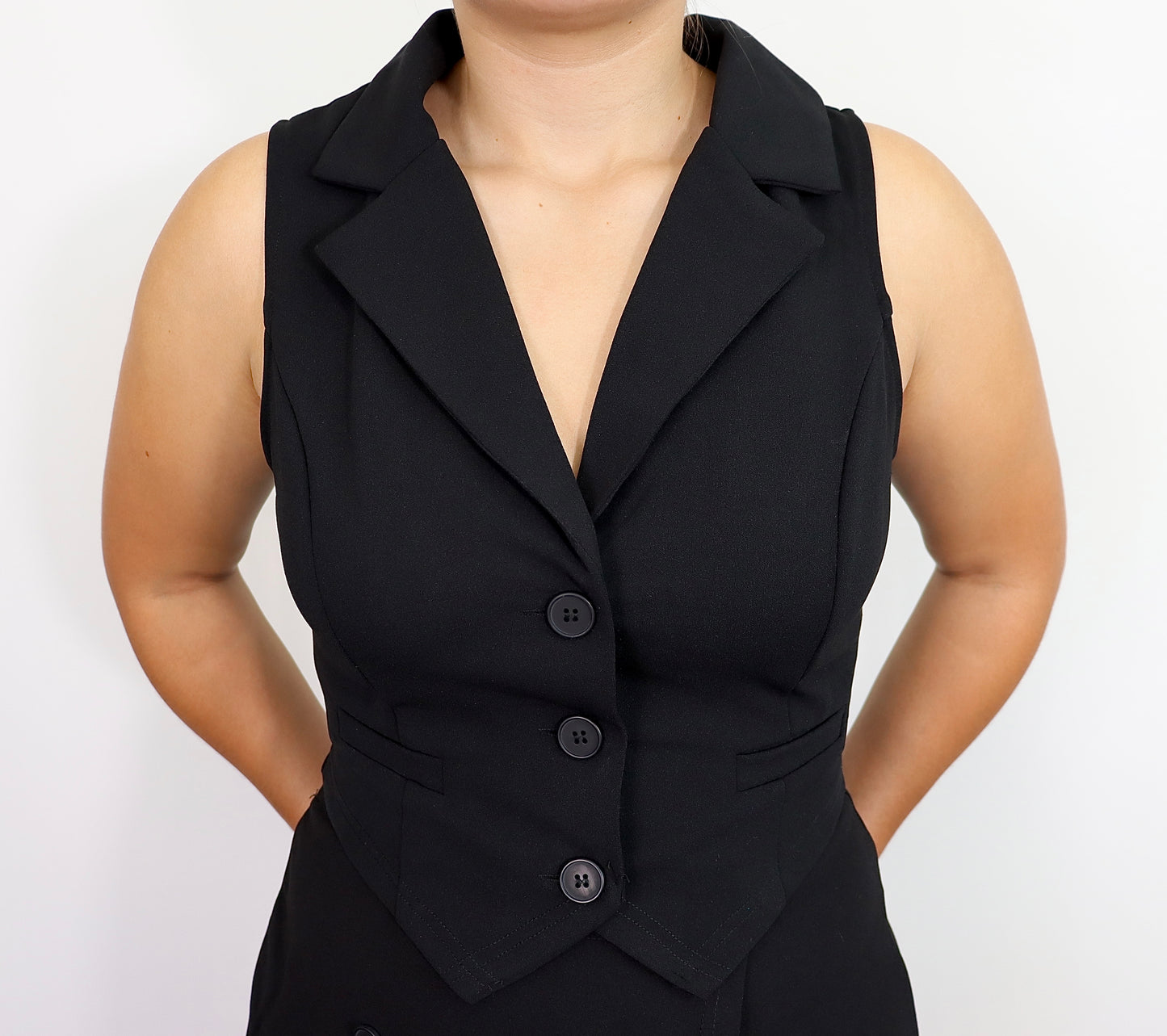 Contemporary Button Down Vest