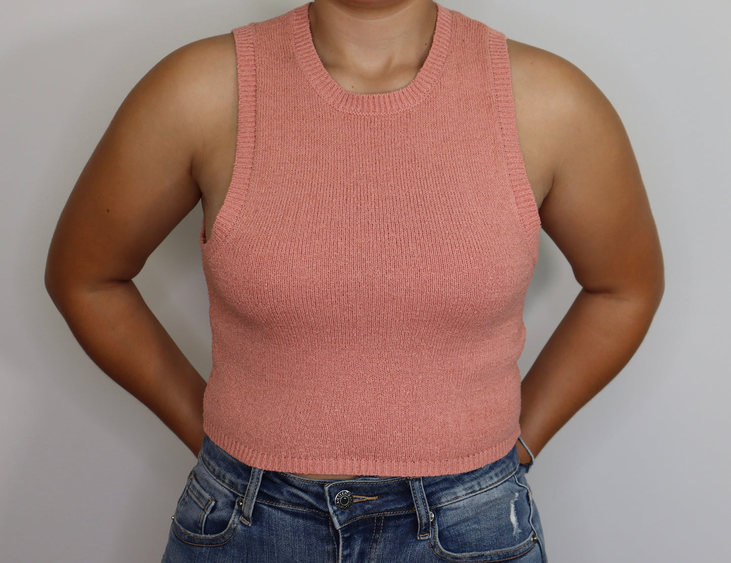 Knit Sweater Tank Top