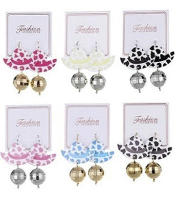 Cowgirl Mirrorball Earrings
