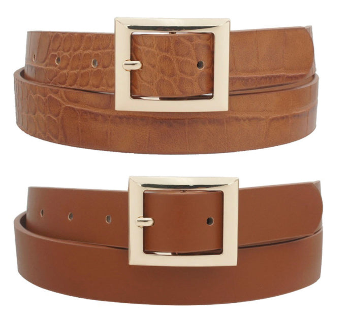 Rectangle Buckle Belt