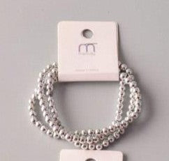 Metal Bead Stretch Bracelet