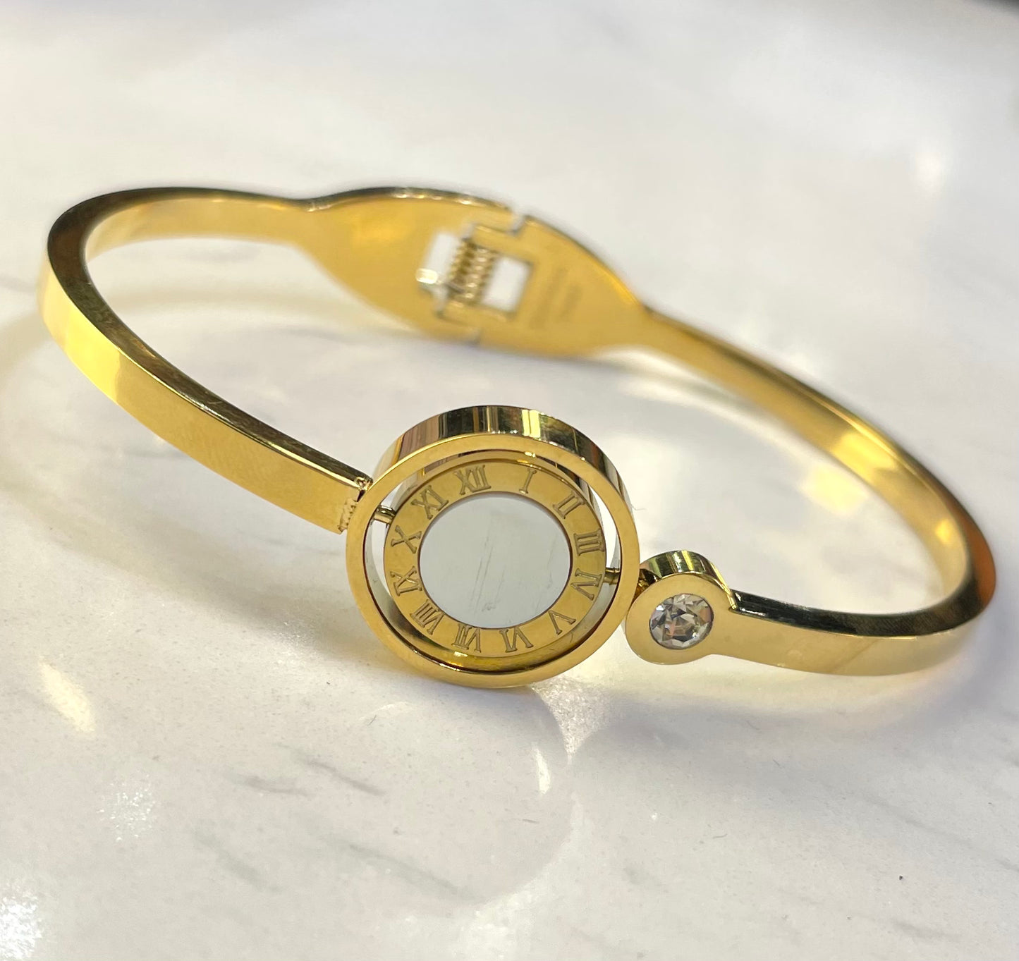 Vintage Clock Bangle