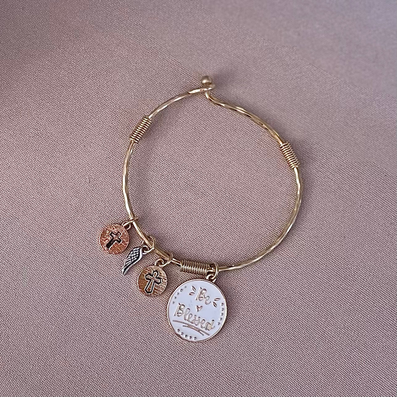 Be Blessed Charm Bracelet