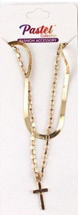Cross Layered Necklace
