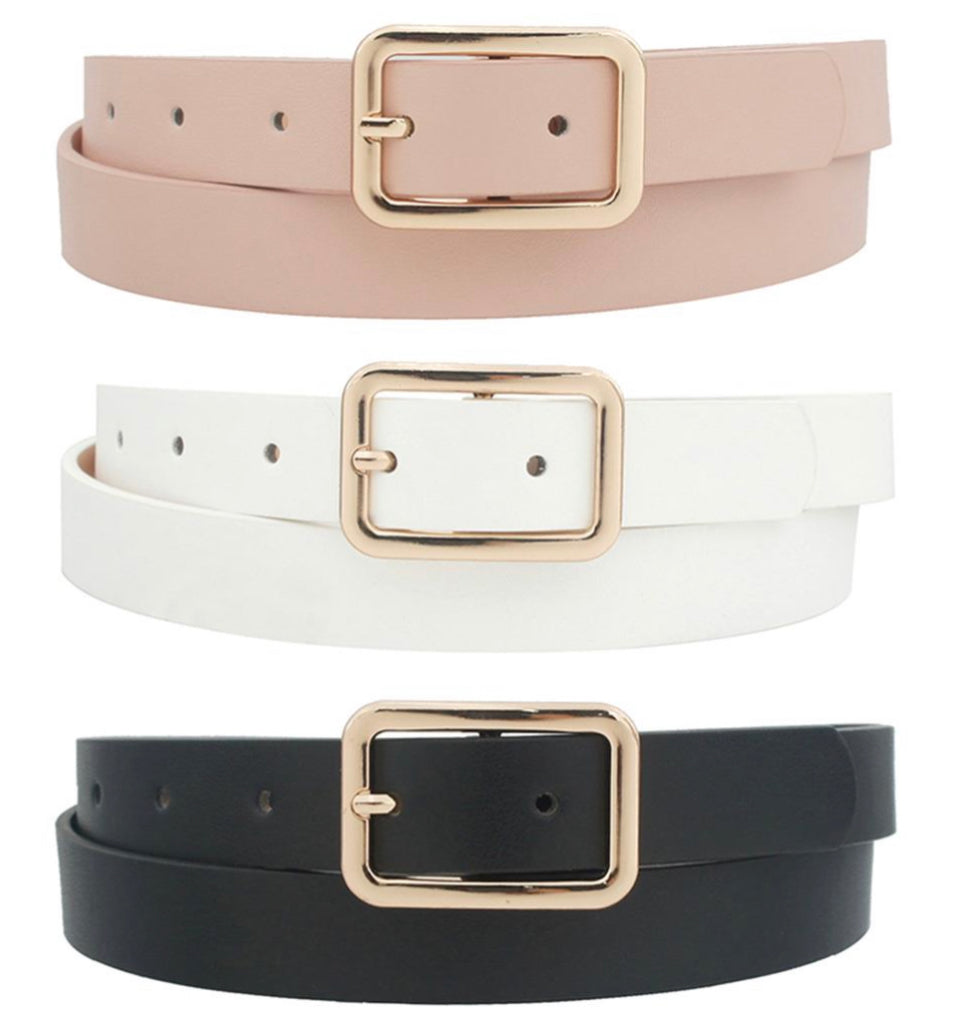 Square Buckle Belt