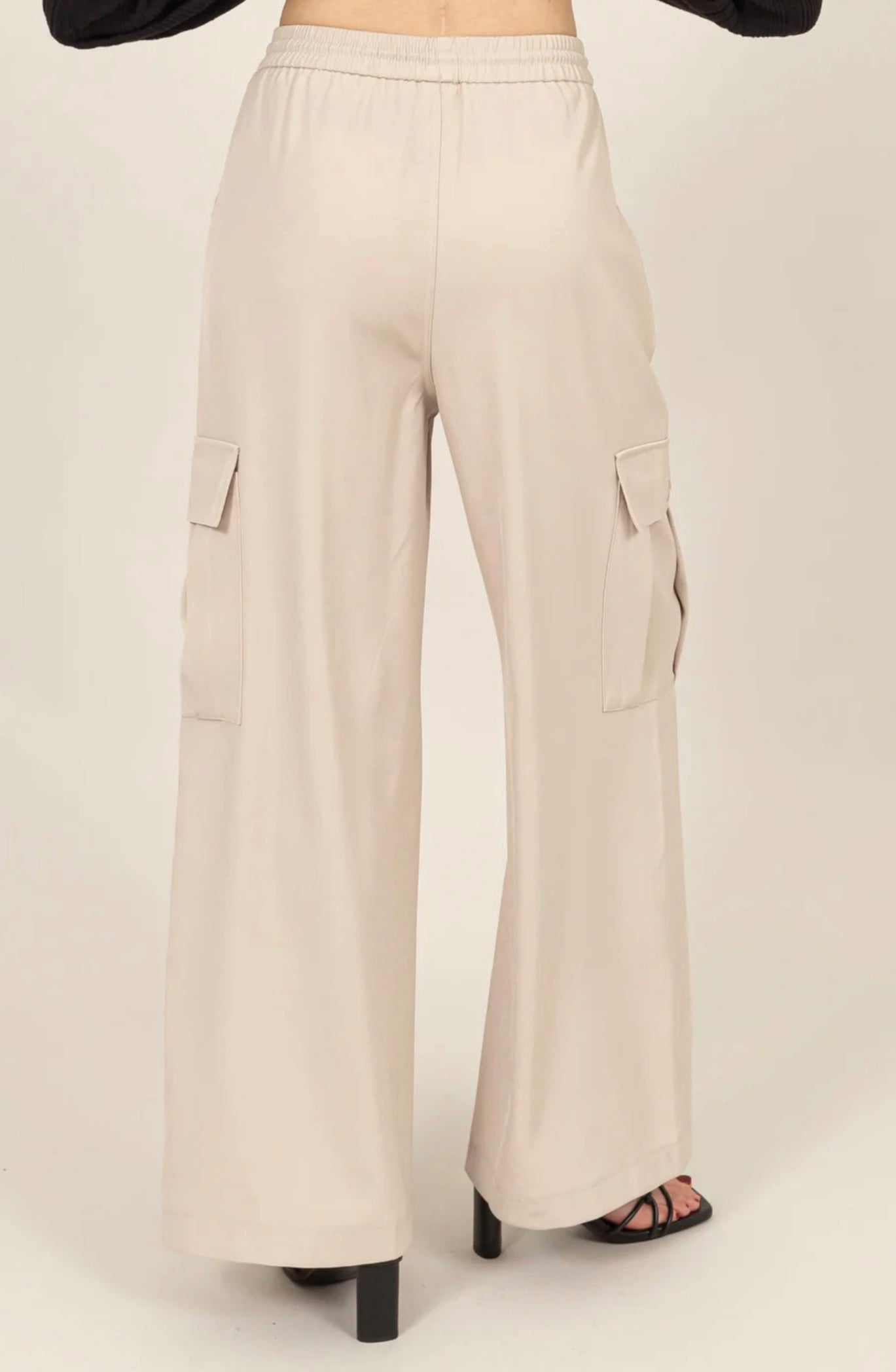 Wide Leg Drawstring Pants