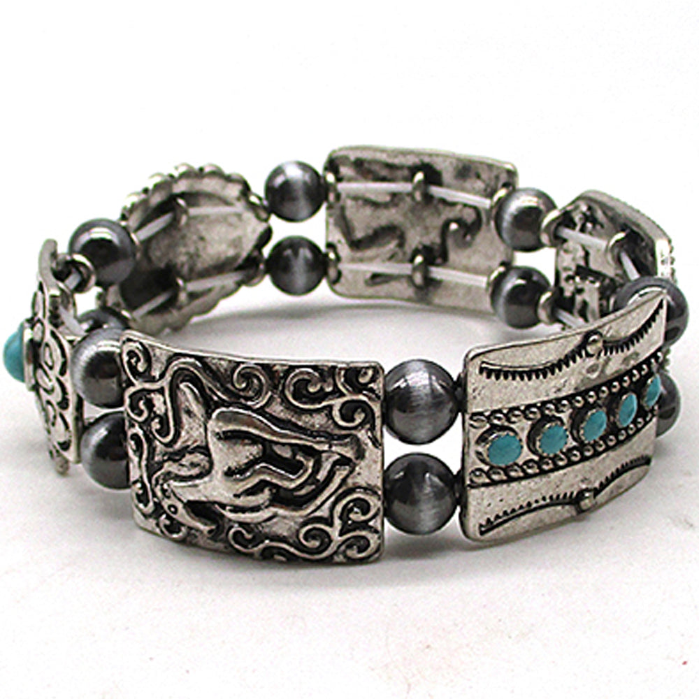 Turquoise Western Bracelet