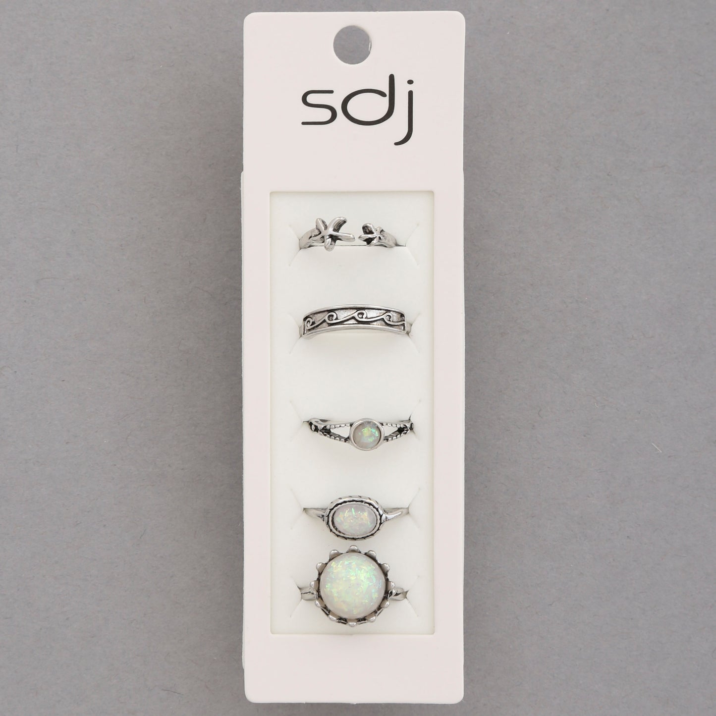 Iridescent Ring Set