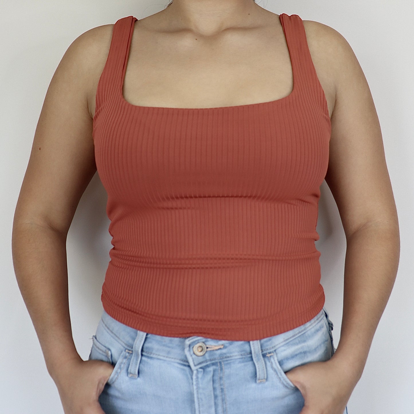 Ribbed Knit Tank Top