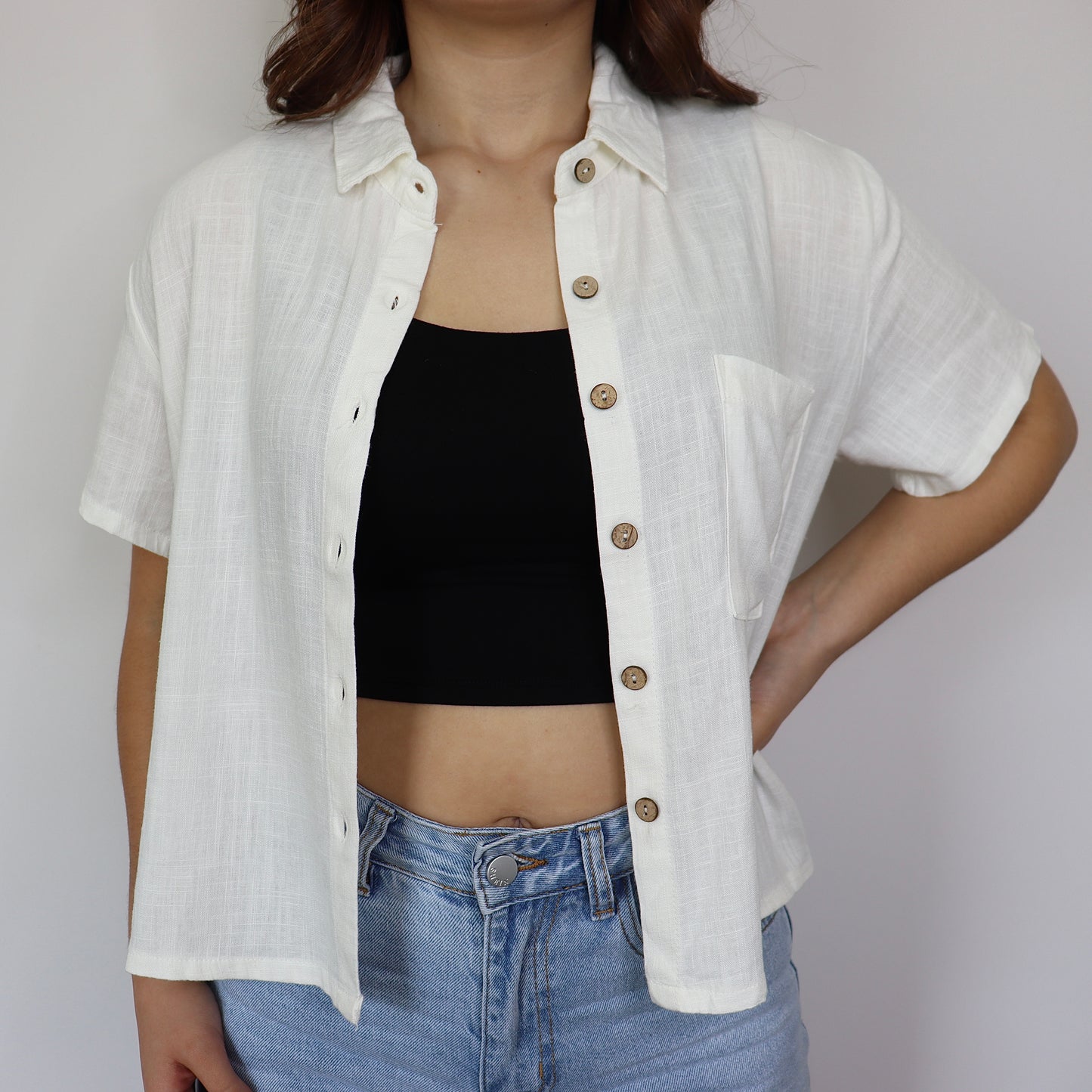 Linen Button Up