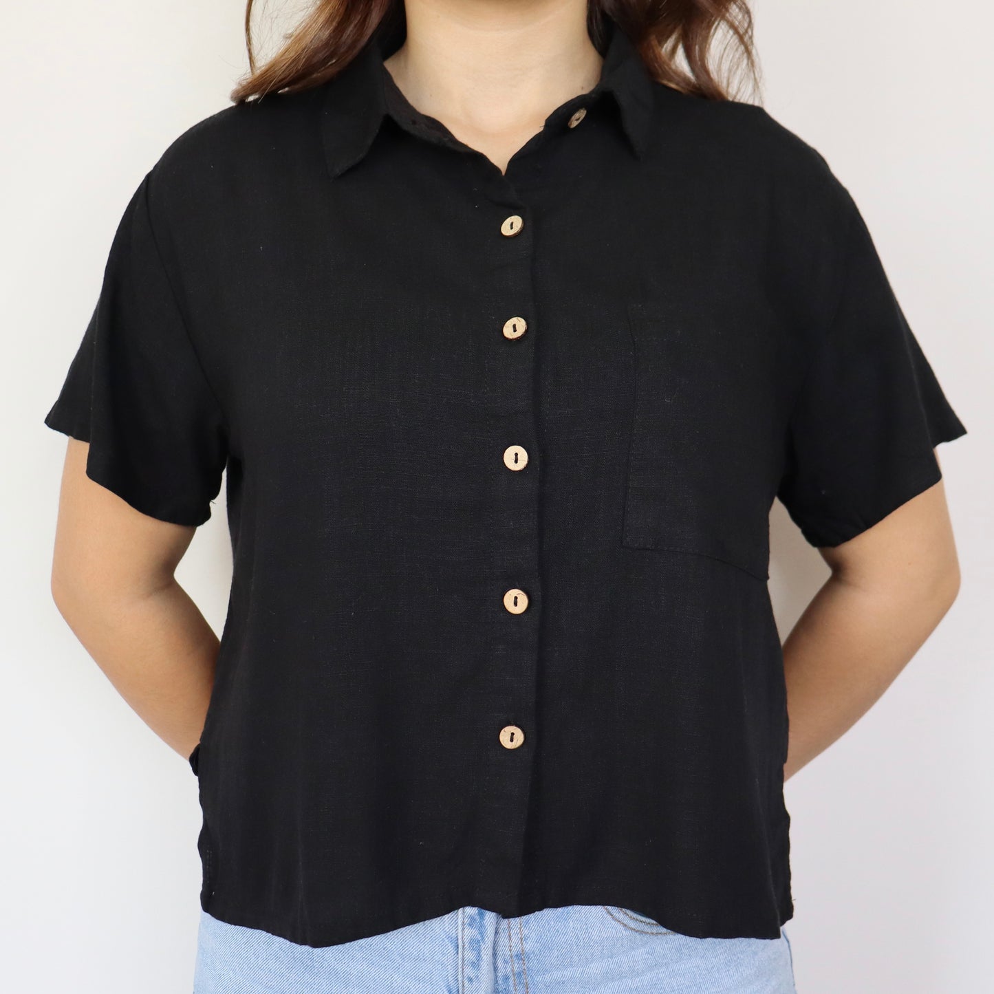 Linen Button Up