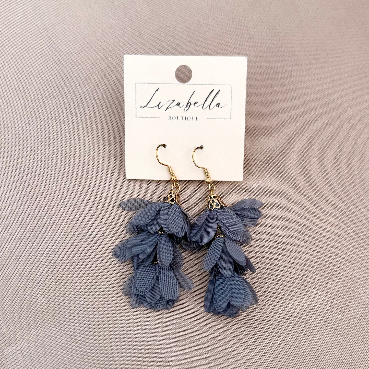 Flower Tassel Earrings
