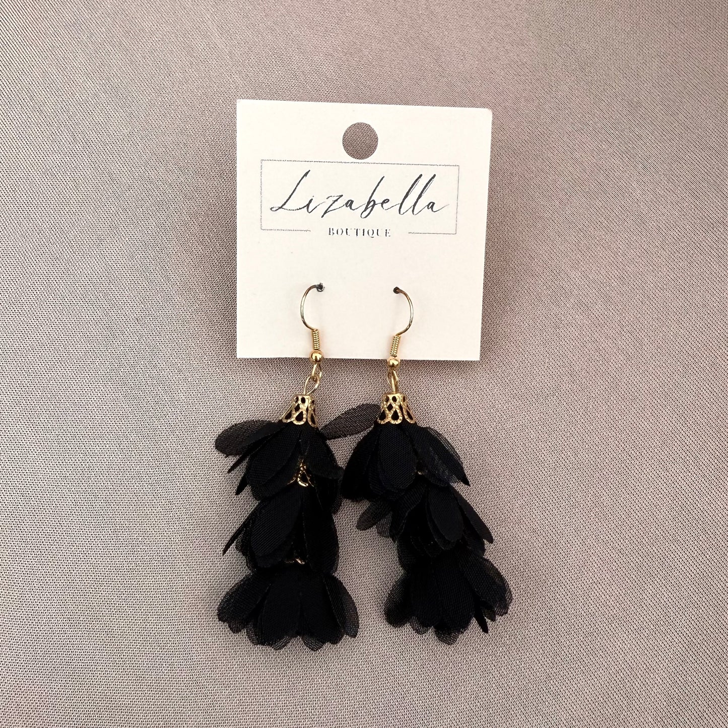 Flower Tassel Earrings