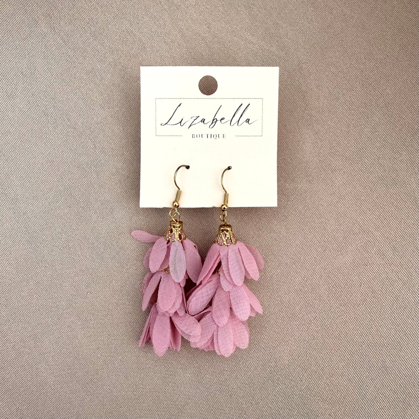Flower Tassel Earrings