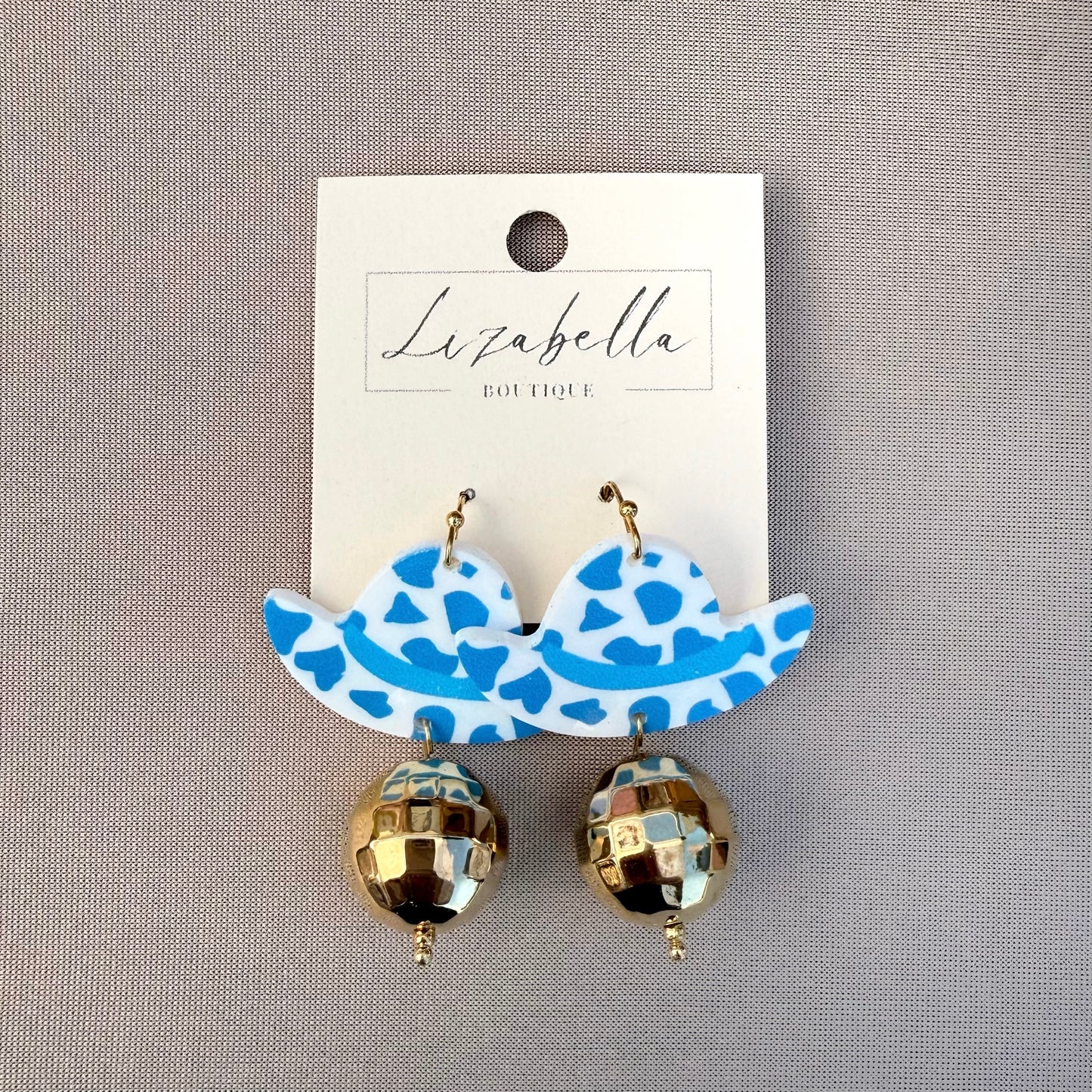 Cowgirl Mirrorball Earrings