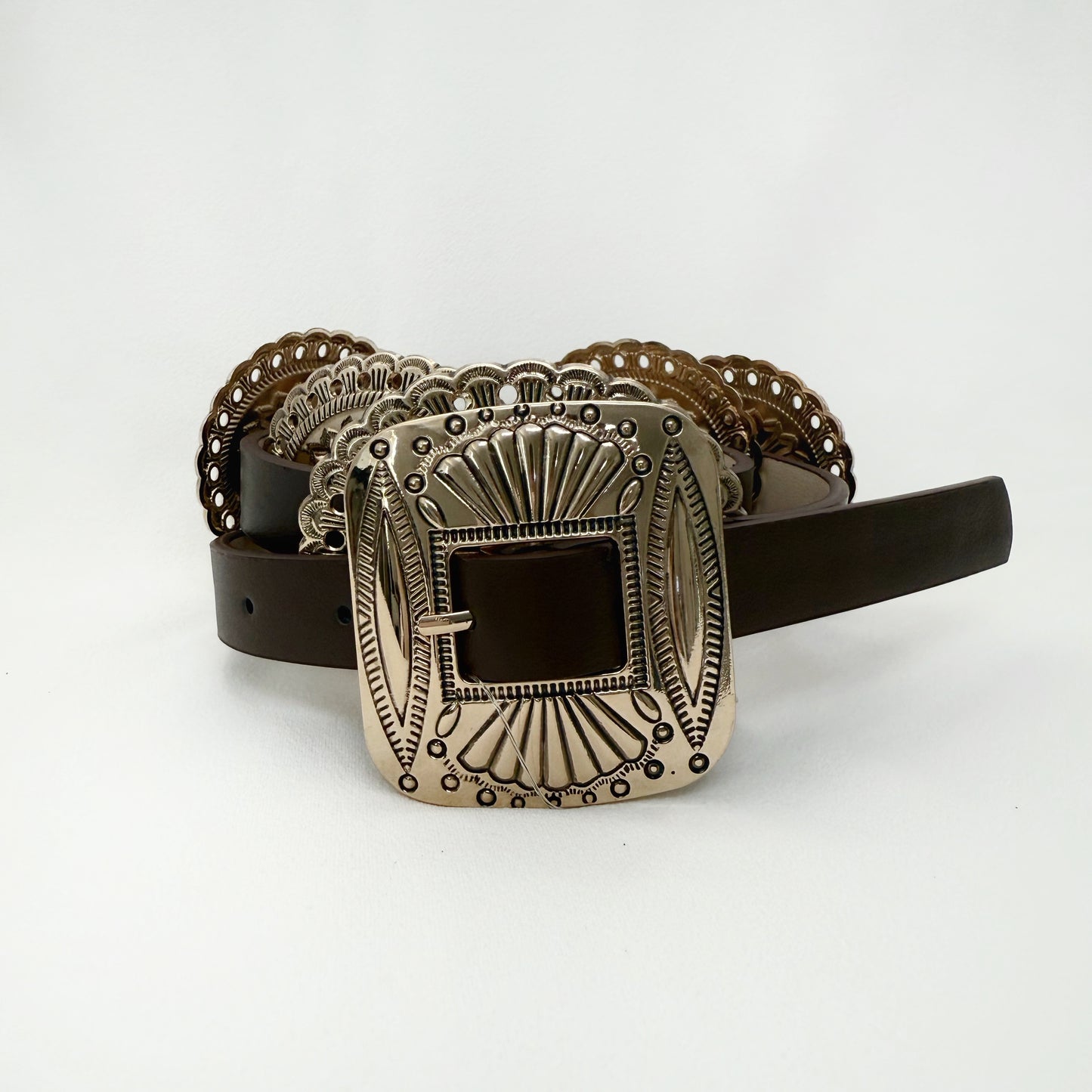 Leather Concho Belt