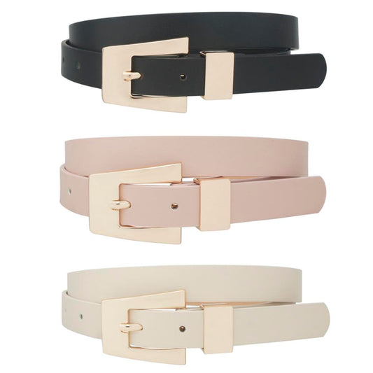 Angular Buckle Belt