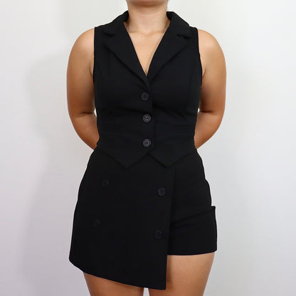 Contemporary Button Skirt