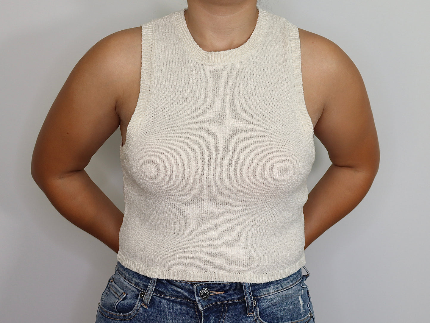 Knit Sweater Tank Top