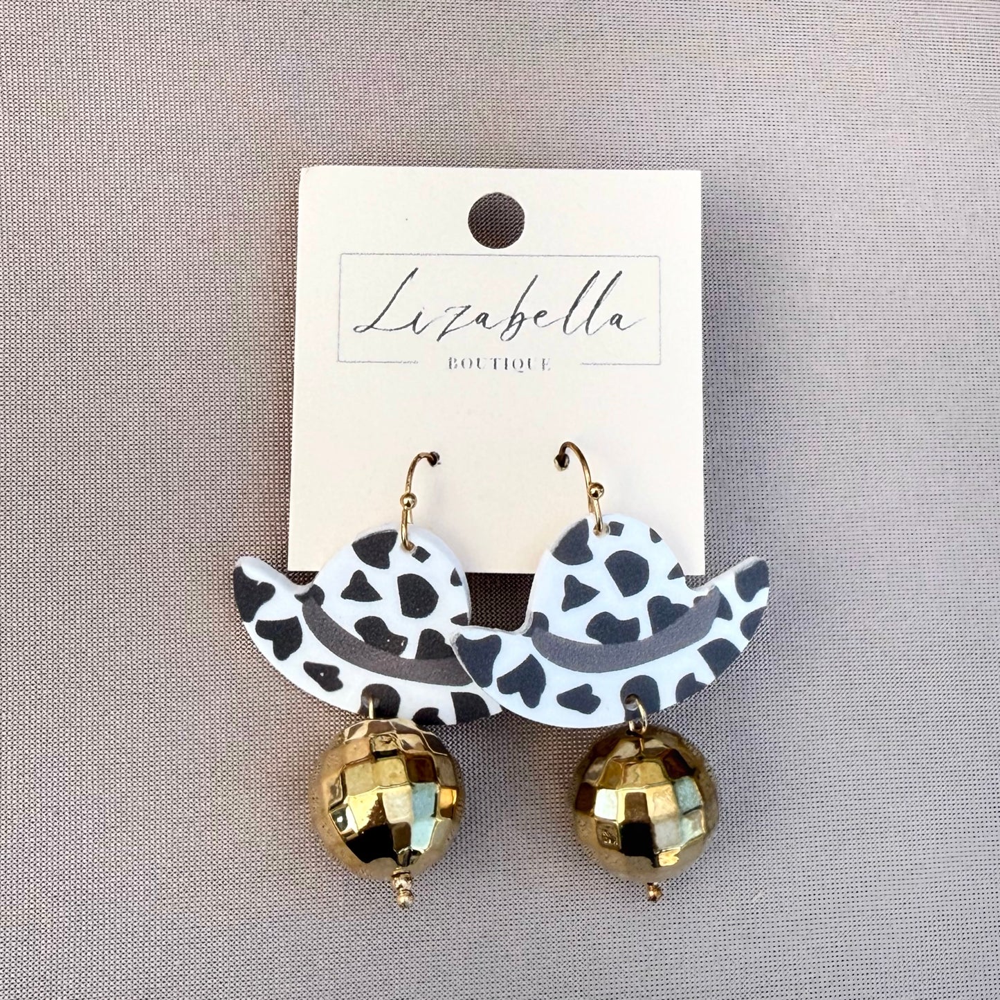 Cowgirl Mirrorball Earrings