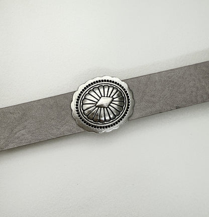 Mini Concho Leather Belt