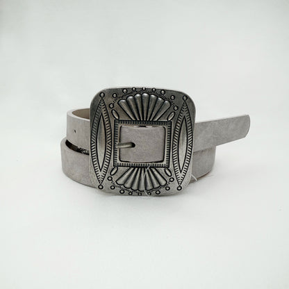 Mini Concho Leather Belt