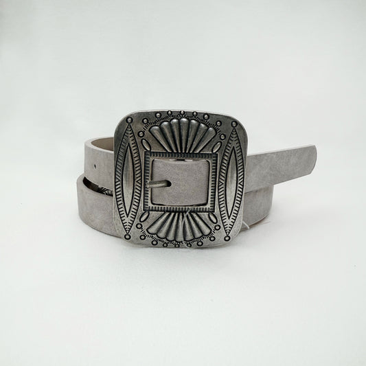 Mini Concho Leather Belt