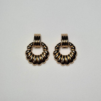 Etched Clip-On Earrings