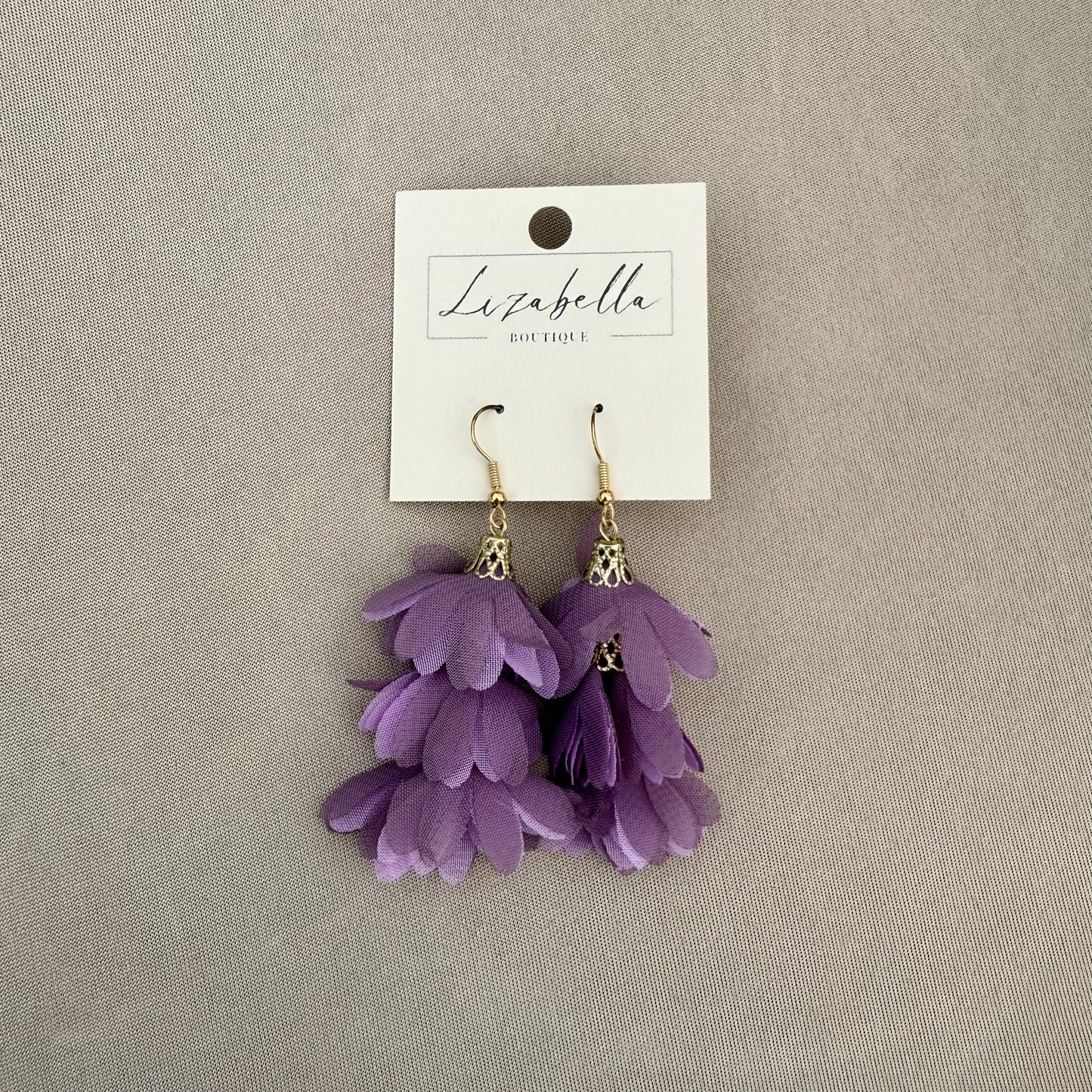 Flower Tassel Earrings