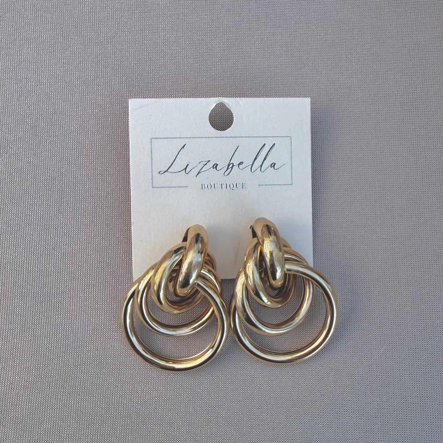 Layered Hoop Statement Earrings