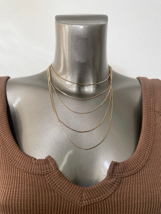 Long Multi-Layer Necklace
