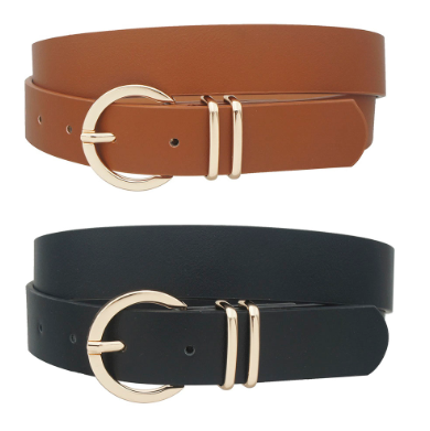 Round Double Loop Belt