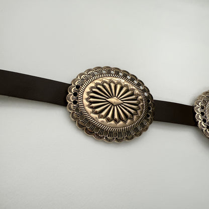 Leather Concho Belt
