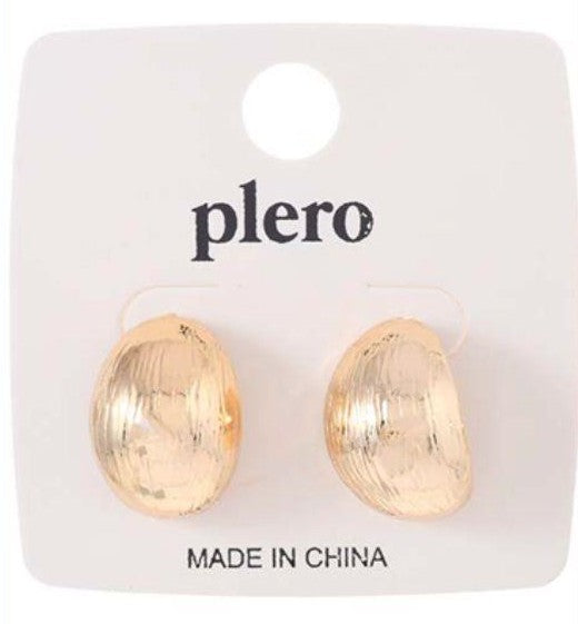 Textured Teardrop Earrings