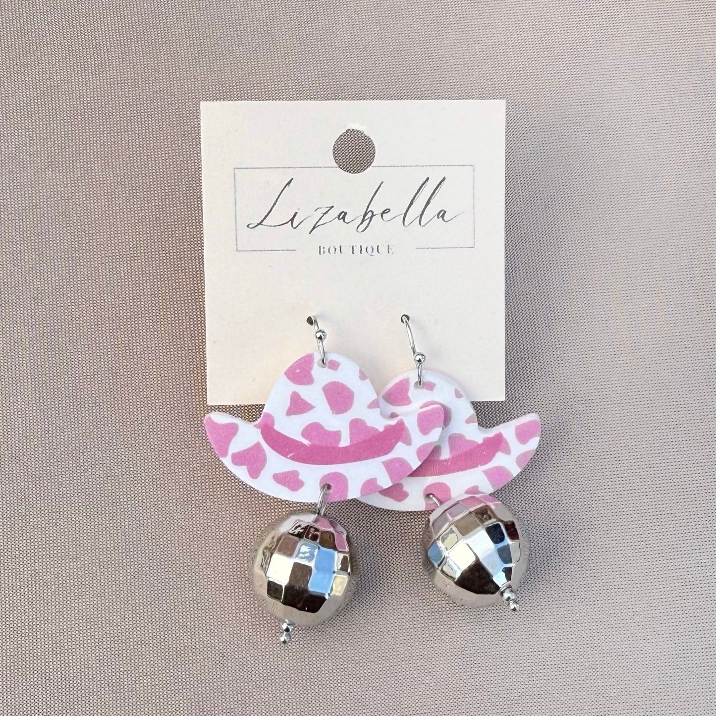 Cowgirl Mirrorball Earrings
