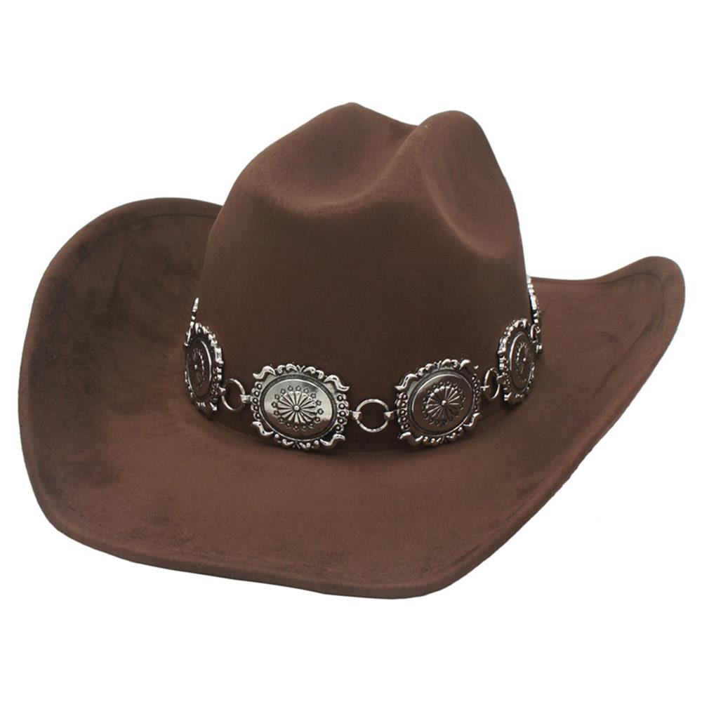 Western Florette Concho Banded Cowboy Hat