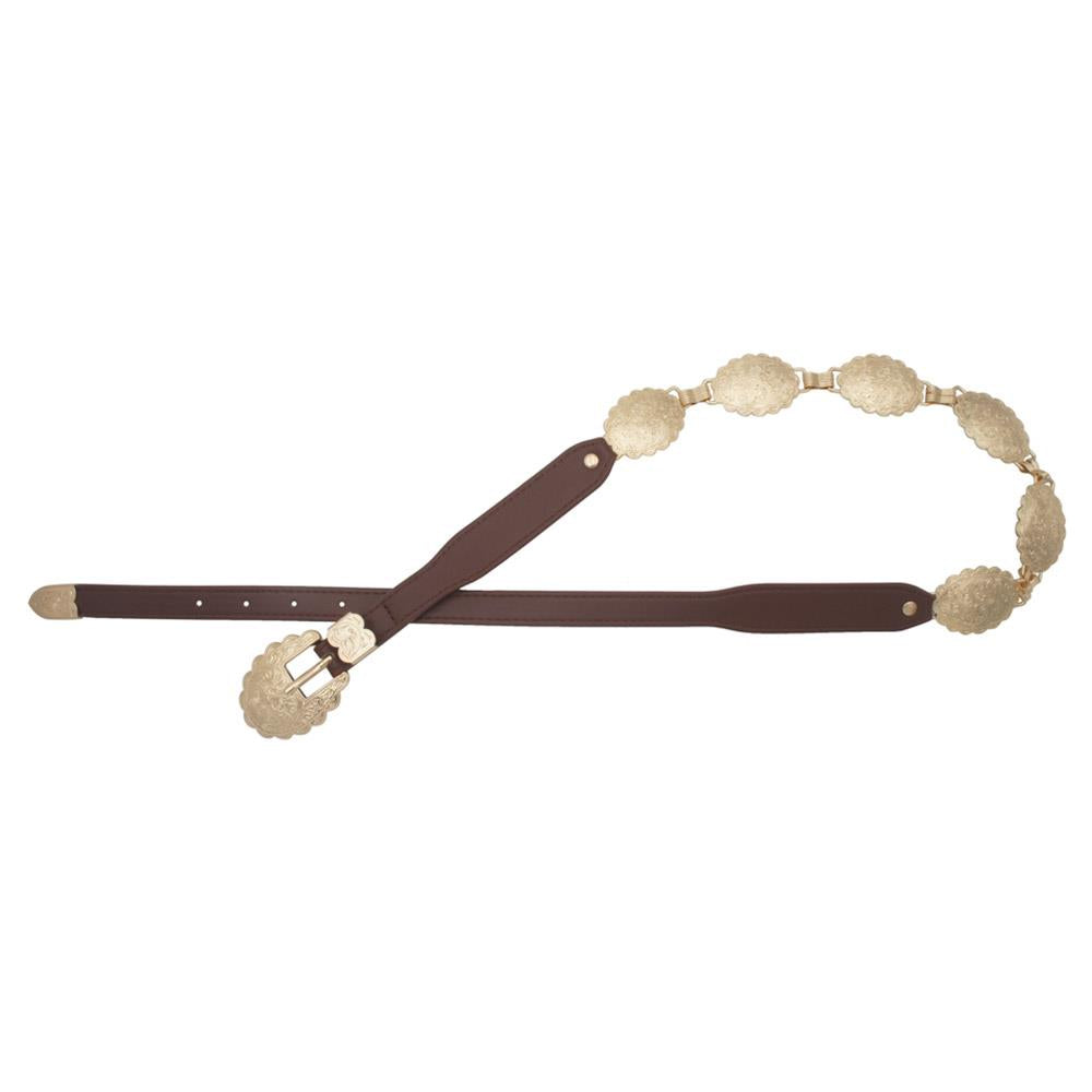Leather Filagree Belt