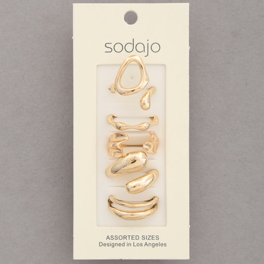Wavy Ring Set