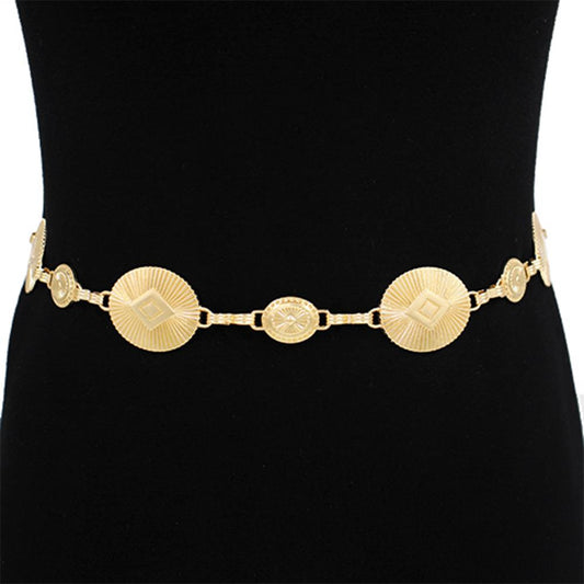 Oval Metal Belt