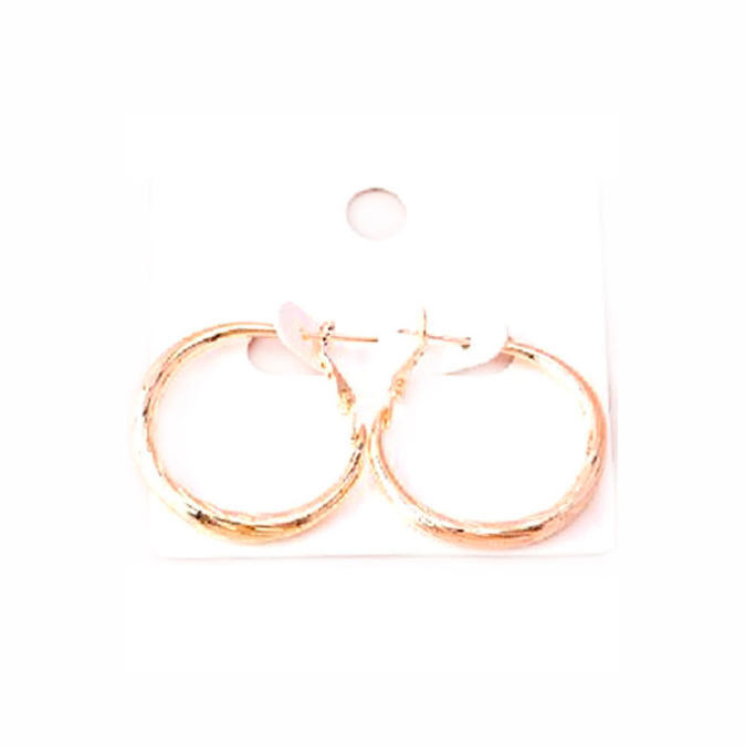 Brush Hoop Earring