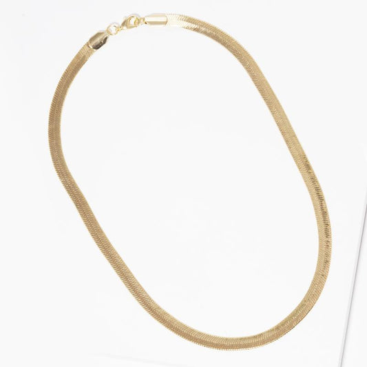 Snake Link Gold Dipped Necklace