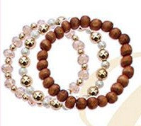 Crystal Bead Stretch Bracelet