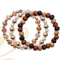 Crystal Bead Stretch Bracelet