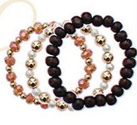 Crystal Bead Stretch Bracelet