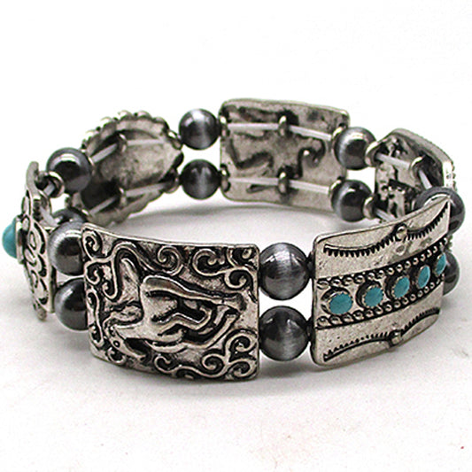 Turquoise Western Bracelet